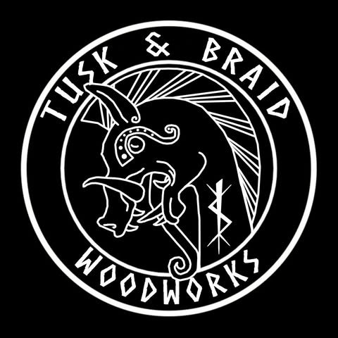 Tusk & Braid Woodworks Logo